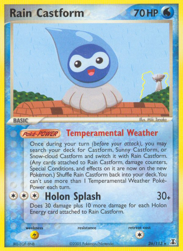 Rain Castform (English)