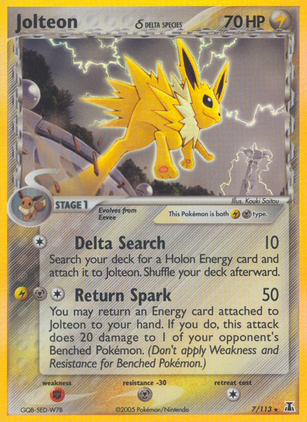 Jolteon δ (English)