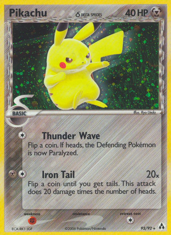 Pikachu δ (HR) (English)