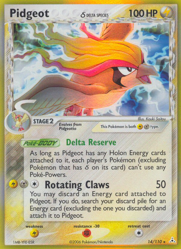 Pidgeot δ (English)