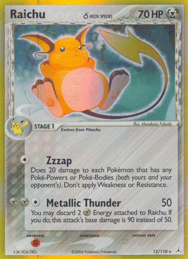 Raichu δ (English)