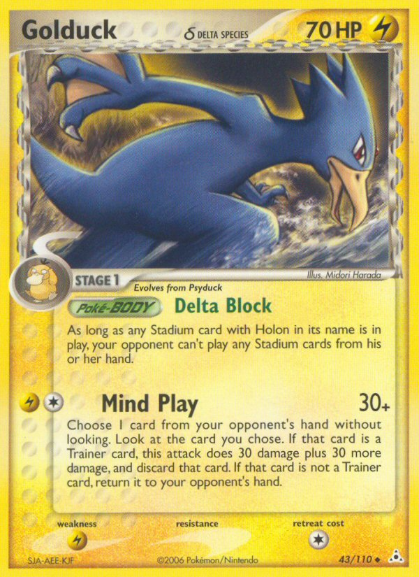 Golduck δ (English)