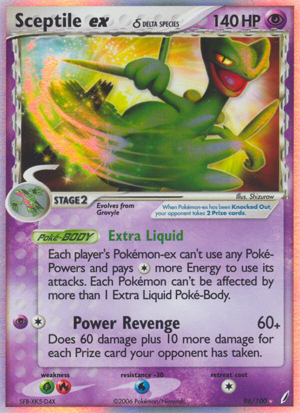 Sceptile ex δ (English)