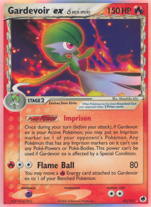 Gardevoir ex δ (English)
