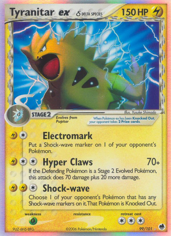 Tyranitar ex δ (English)
