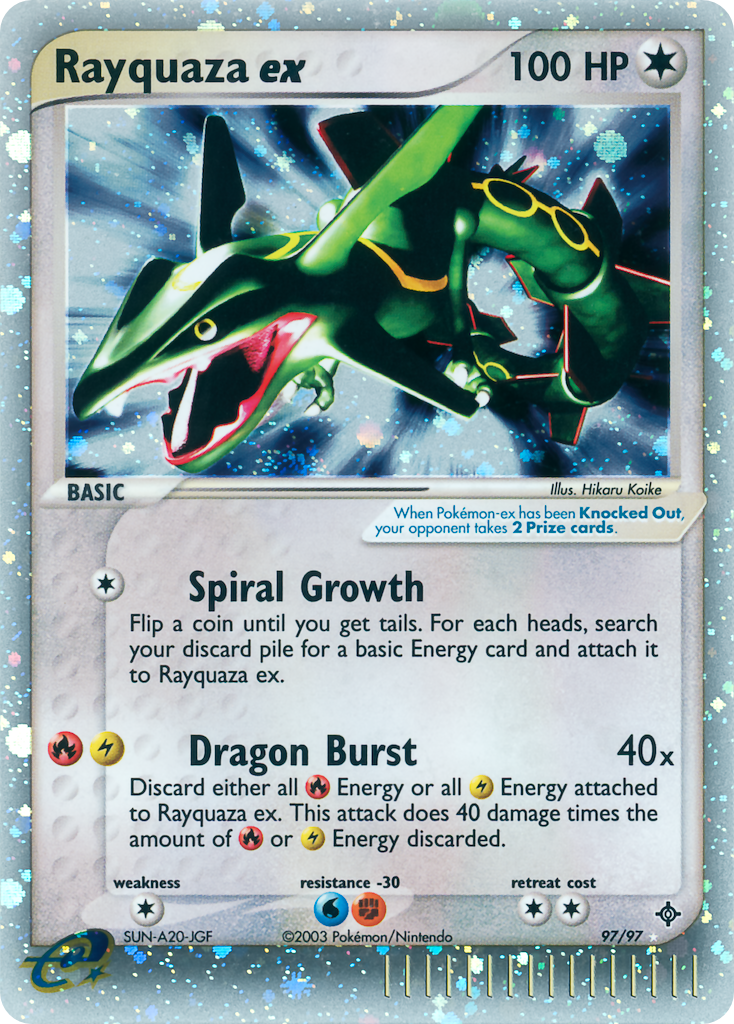 Rayquaza ex (English)
