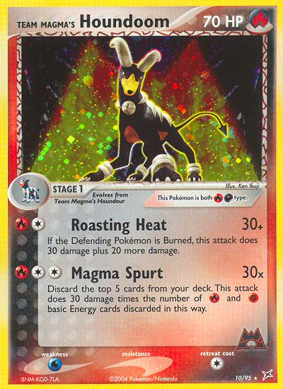 Team Magma's Houndoom (English)