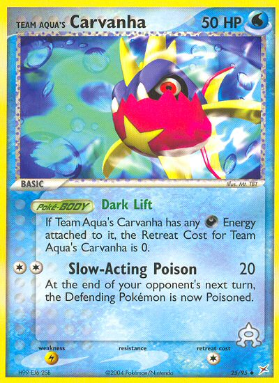 Team Aqua's Carvanha (English)