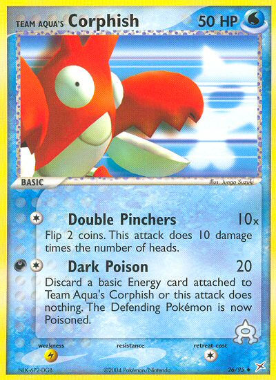 Team Aqua's Corphish (English)