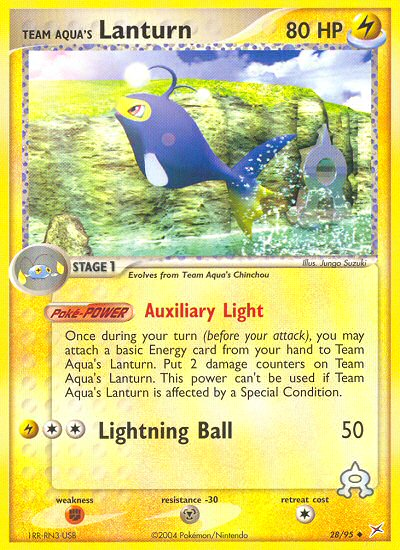 Team Aqua's Lanturn (English)