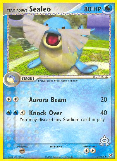 Team Aqua's Sealeo (English)