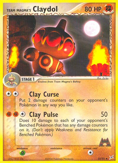 Team Magma's Claydol (English)
