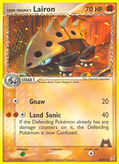 Team Magma's Lairon (English)
