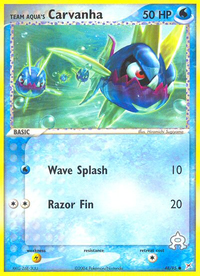 Team Aqua's Carvanha (English)