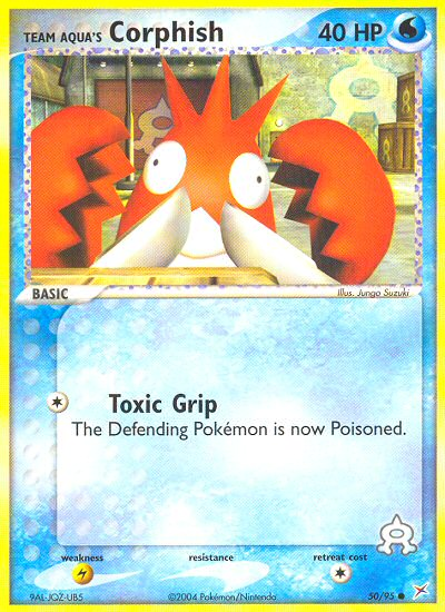 Team Aqua's Corphish (English)