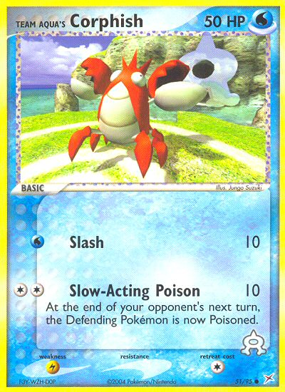 Team Aqua's Corphish (English)