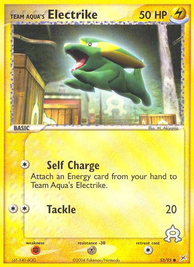 Team Aqua's Electrike (English)
