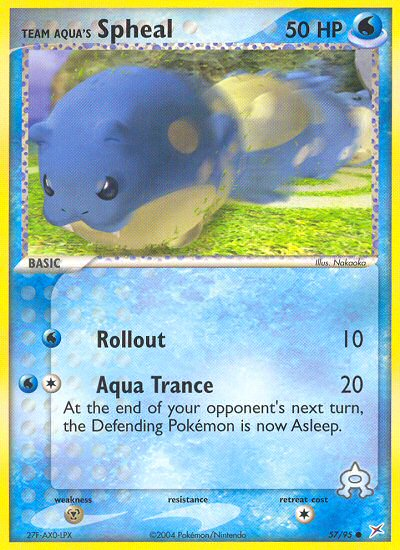 Team Aqua's Spheal (English)