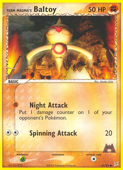 Team Magma's Baltoy (English)