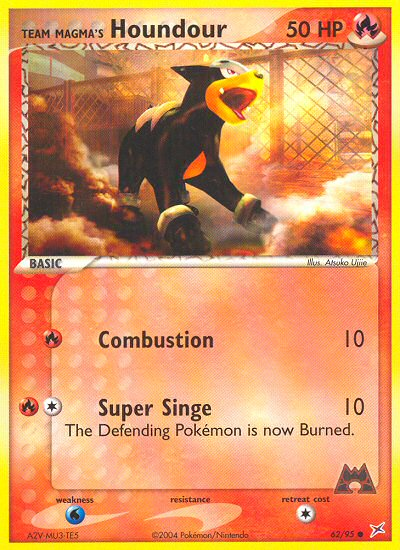 Team Magma's Houndour (English)