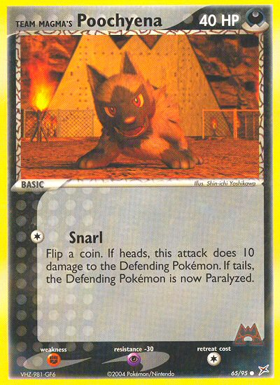 Team Magma's Poochyena (English)