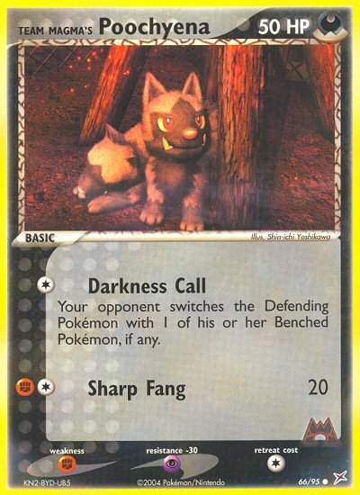 Team Magma's Poochyena (English)