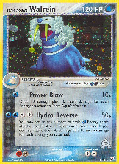 Team Aqua's Walrein (English)