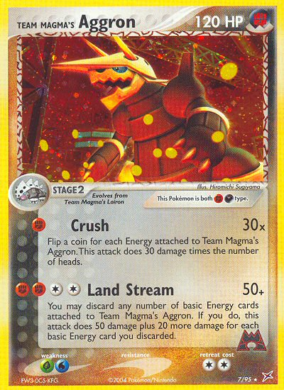 Team Magma's Aggron (English)