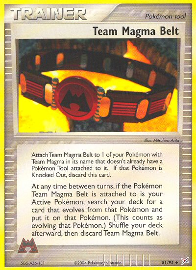 Team Magma Belt (English)