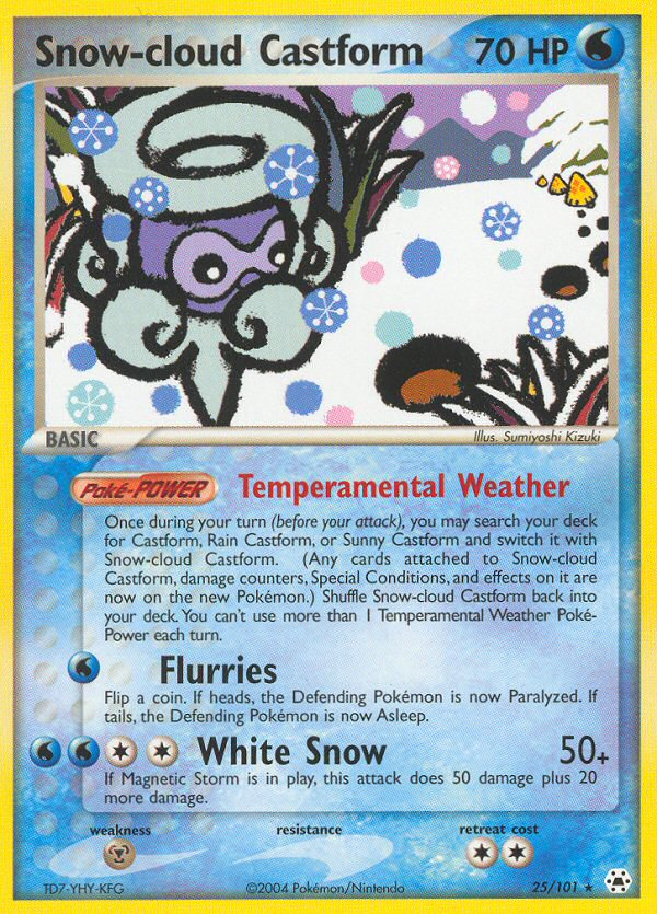 Snow-cloud Castform (English)