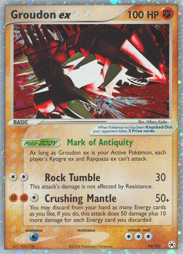 Groudon ex (English)