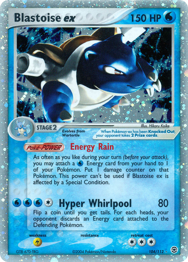 Blastoise ex (English)