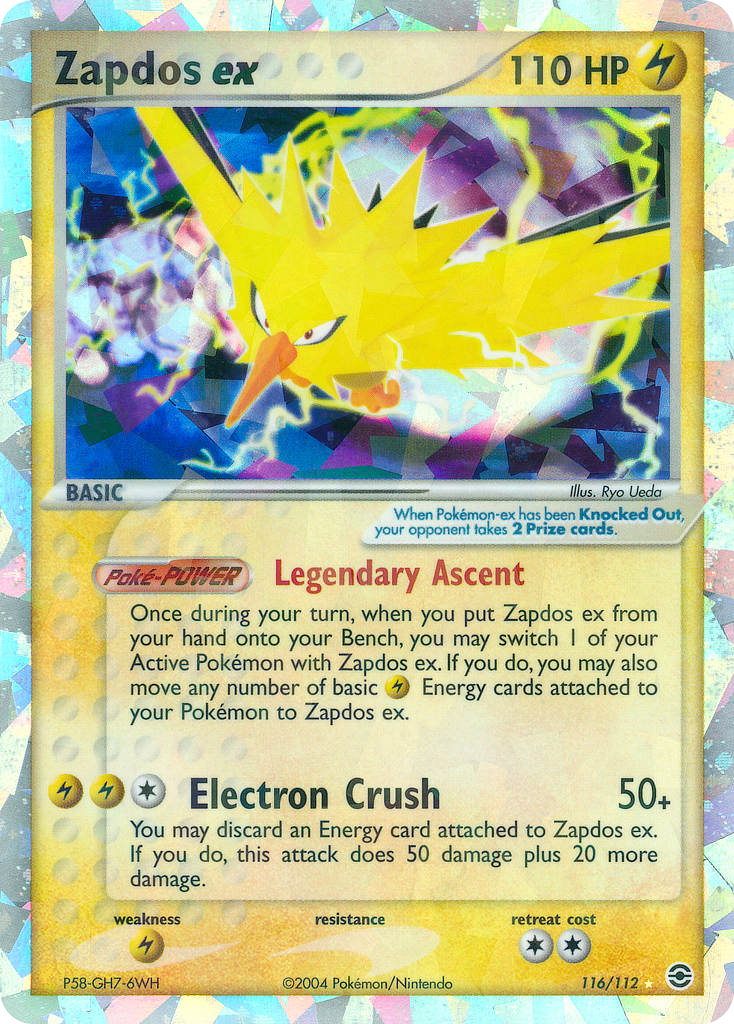 Zapdos ex (HR) (English)