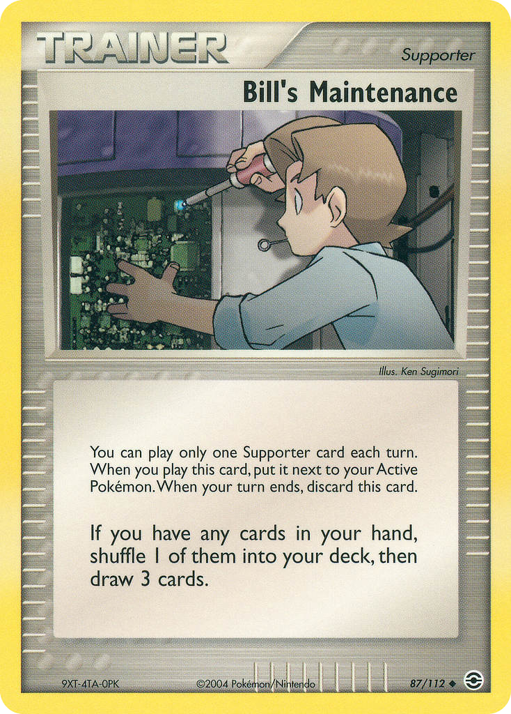 Bill's Maintenance (English)