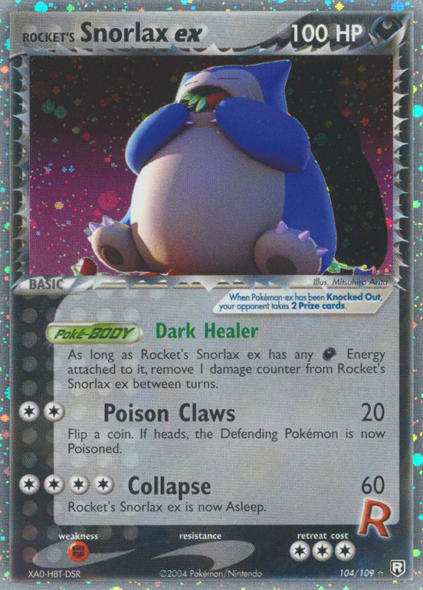 Rocket's Snorlax ex (English)
