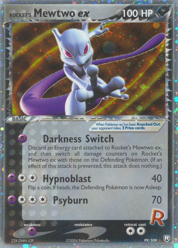 Rocket's Mewtwo ex (English)