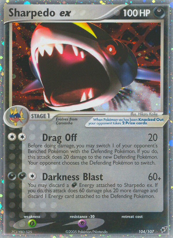 Sharpedo ex (English)