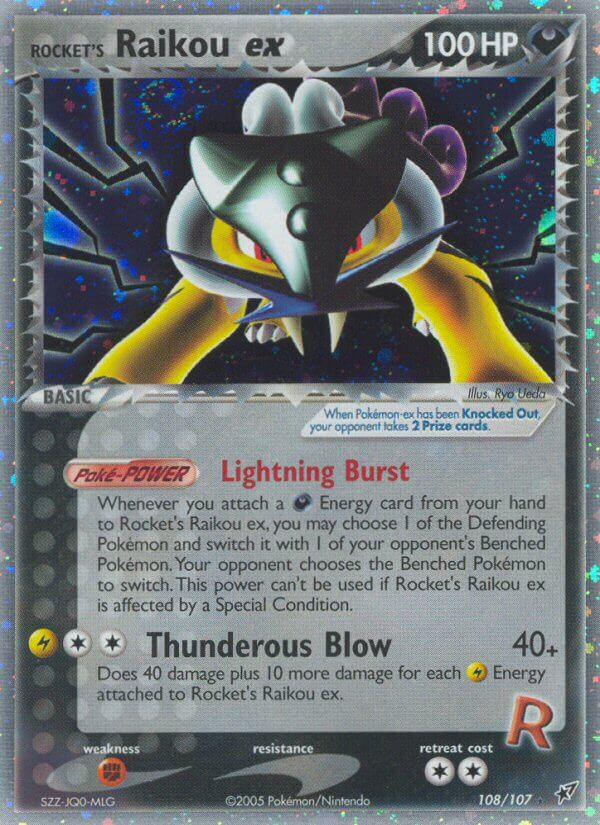 Rocket's Raikou ex (HR) (English)