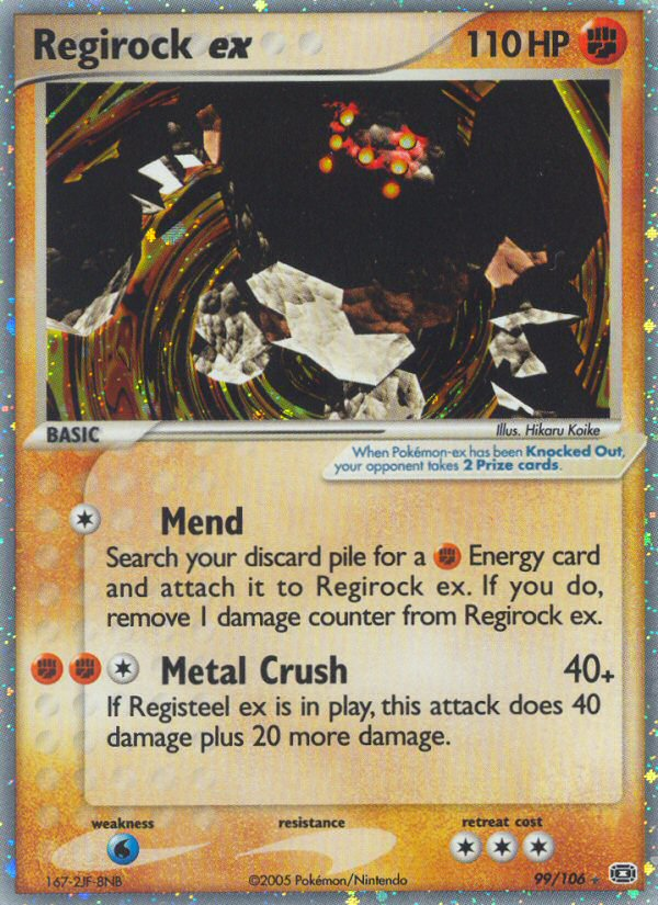 Regirock ex (English)
