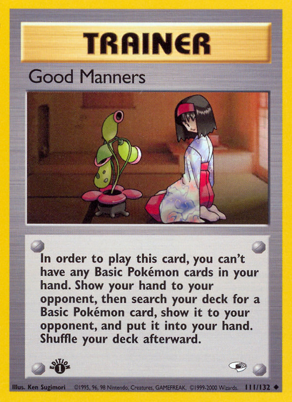 Good Manners (English)