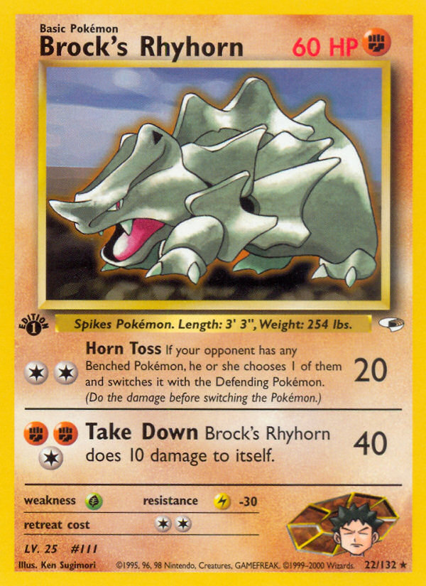 Brock's Rhyhorn (English)