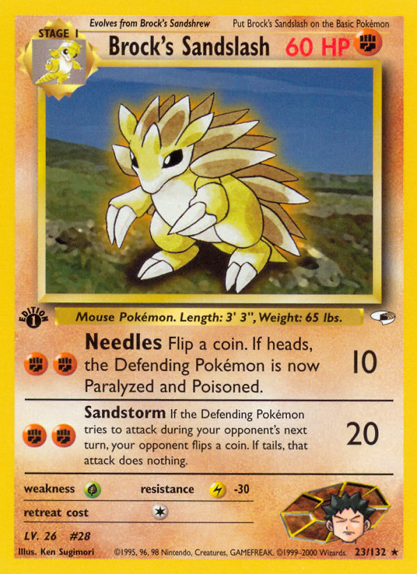 Brock's Sandslash (English)