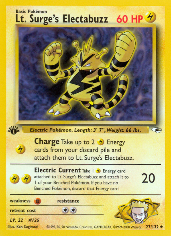 Lt. Surge's Electabuzz (English)