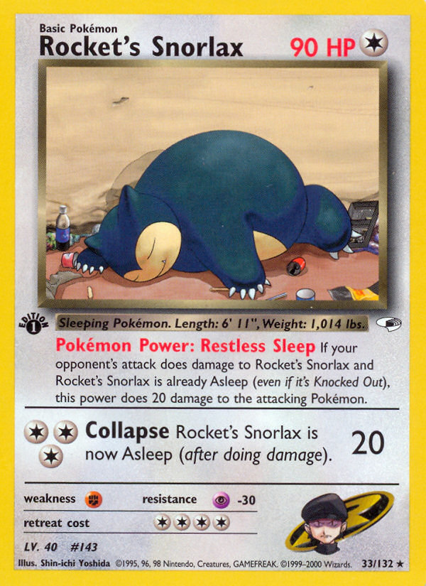 Rocket's Snorlax (English)