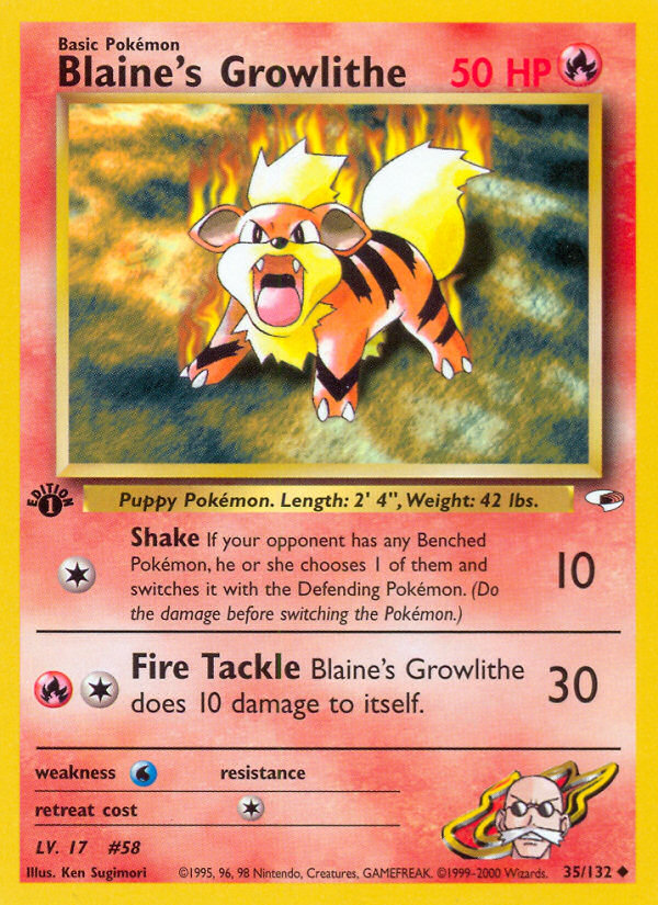 Blaine's Growlithe (English)
