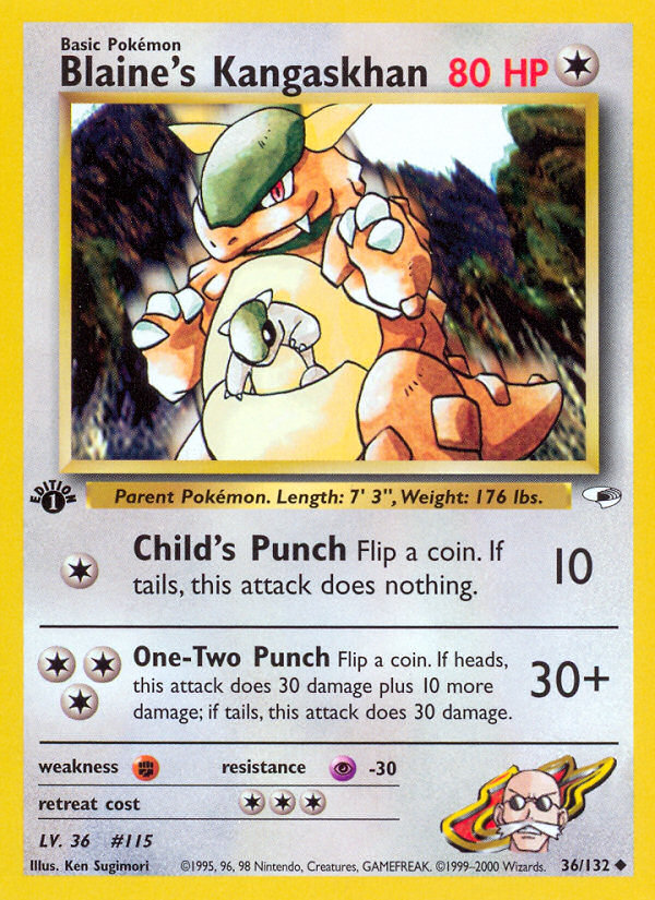 Blaine's Kangaskhan (English)