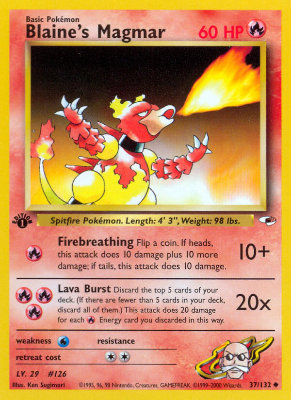 Blaine's Magmar (English)