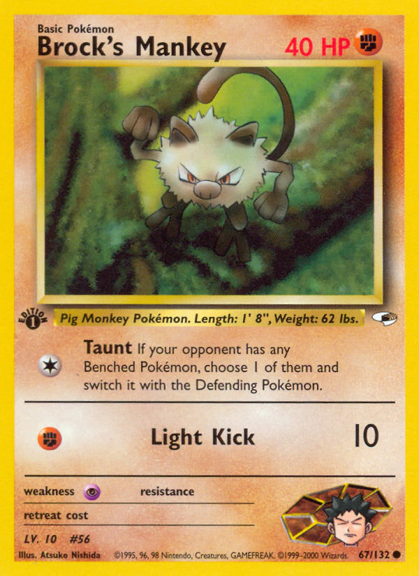 Brock's Mankey (English)