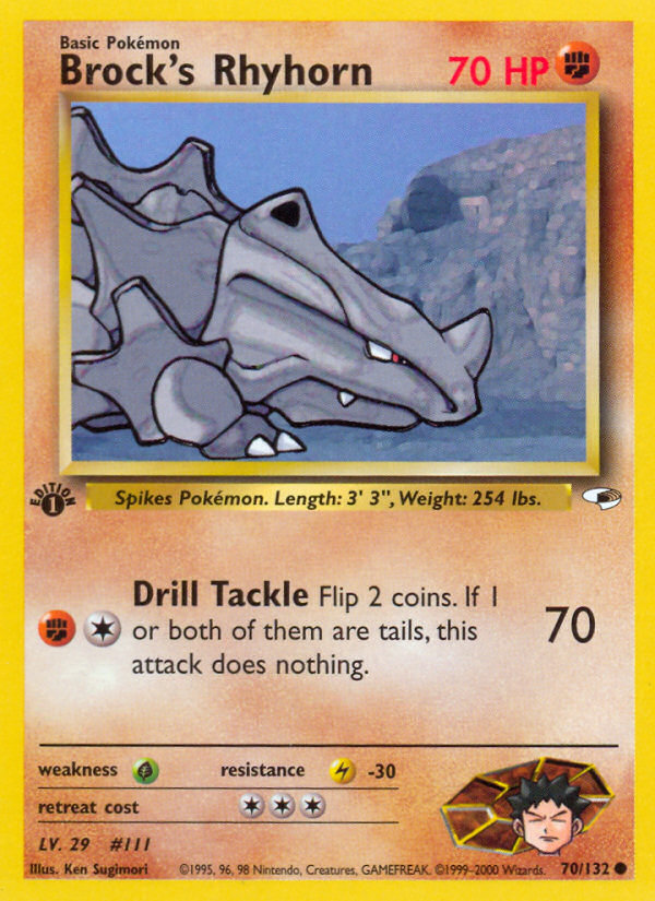 Brock's Rhyhorn (English)