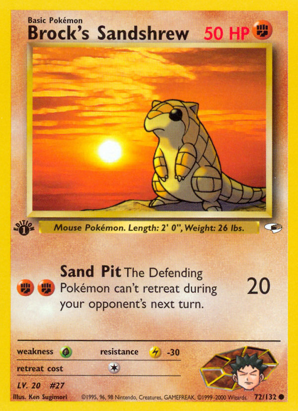 Brock's Sandshrew (English)